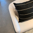 Textured Black Stripe Pillow - Birch - Studio Pillows