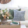 Stylish blue ikat pillows you'll love - TABER - Studio Pillows