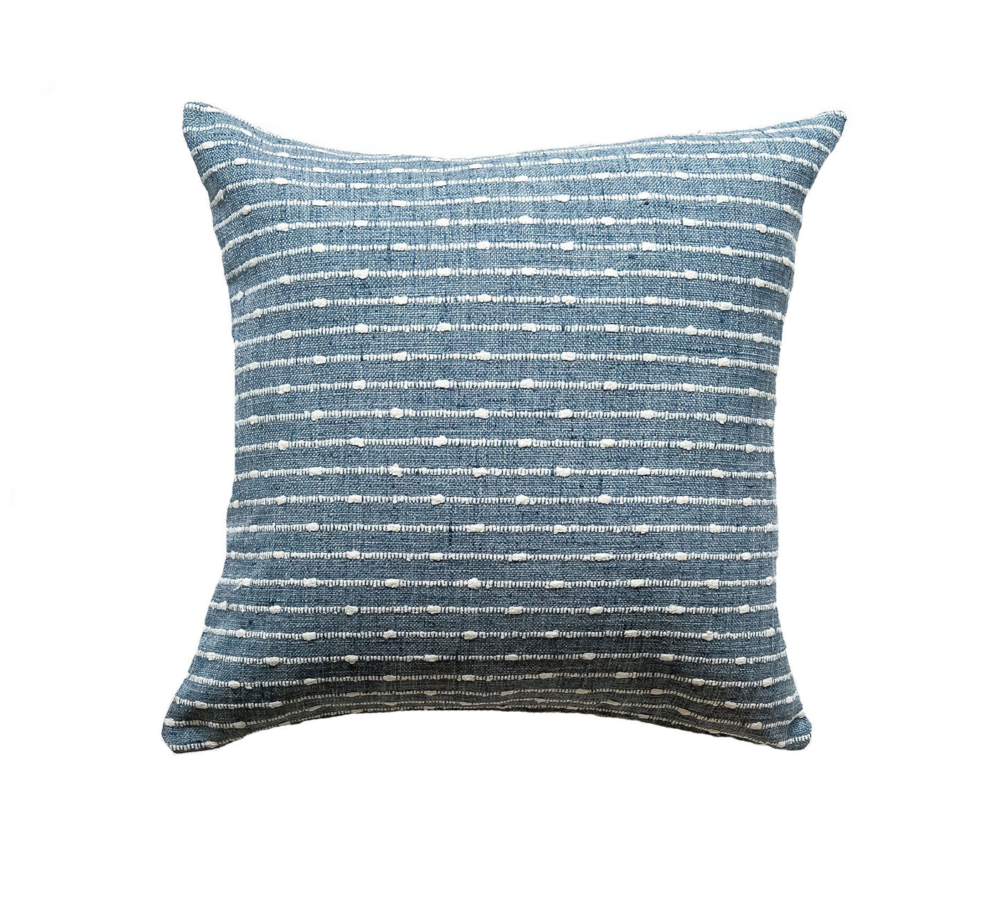 Blue Textured Pillow Cover | Designer Pillow Cover - Studio Pillows