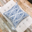 Global touch with blue boho pillows - BRUNO - Studio Pillows