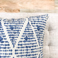 Global touch with blue boho pillows - BRUNO - Studio Pillows