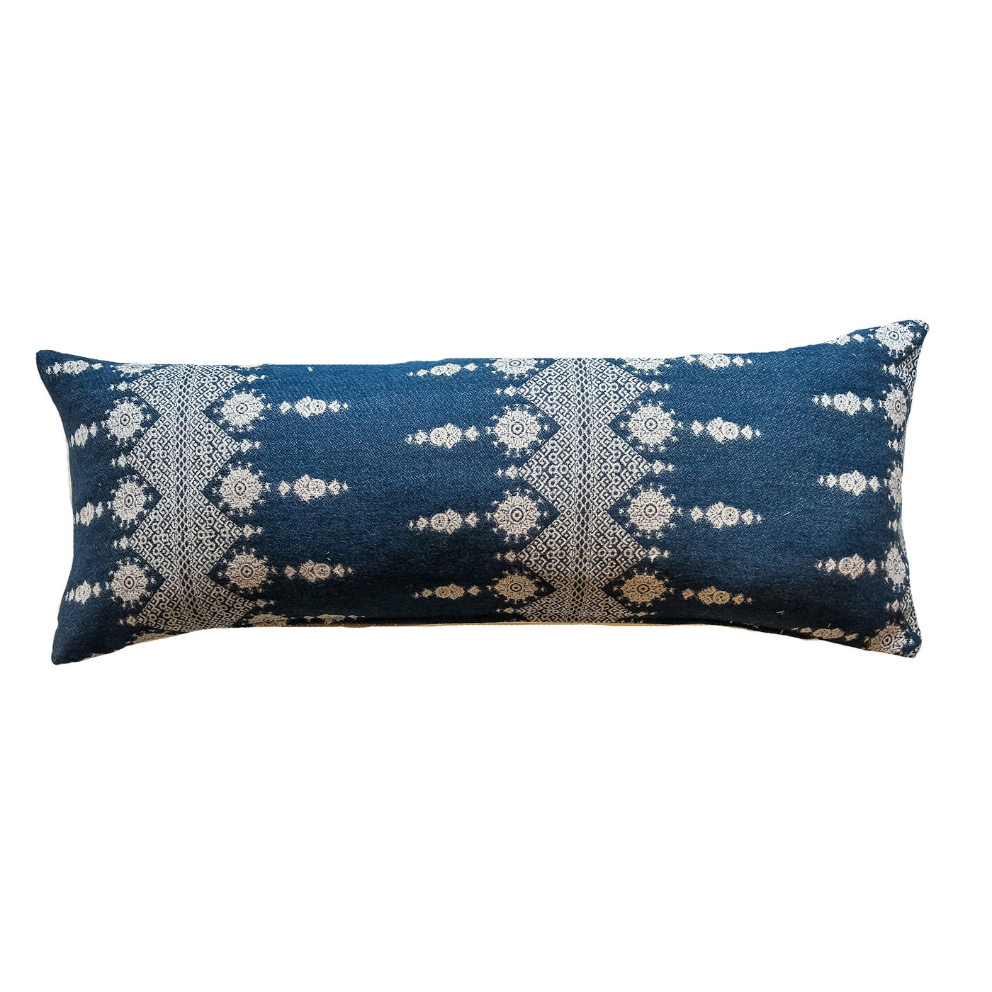 1 Available! 14x36 Blue Woven Pillow Cover | Textile is from India - Studio Pillows