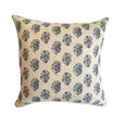 Navy Floral Pillow Covers | Long Lumbar Pillows Available - Studio Pillows