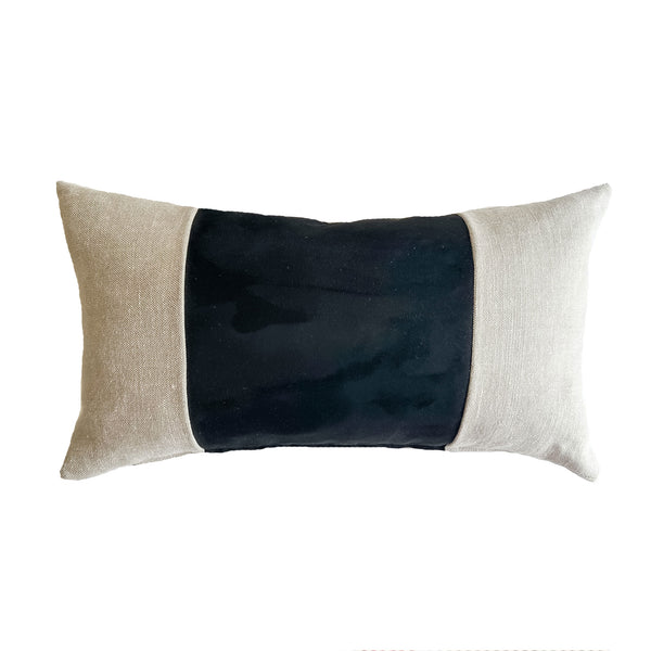 Suede and Italian Linen Throw Pillows | The Jaclyn Collection - Studio Pillows