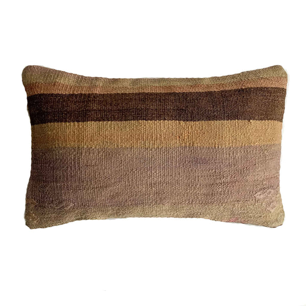 Brenna Turkish Kilim Stripe Lumbar - Studio Pillows